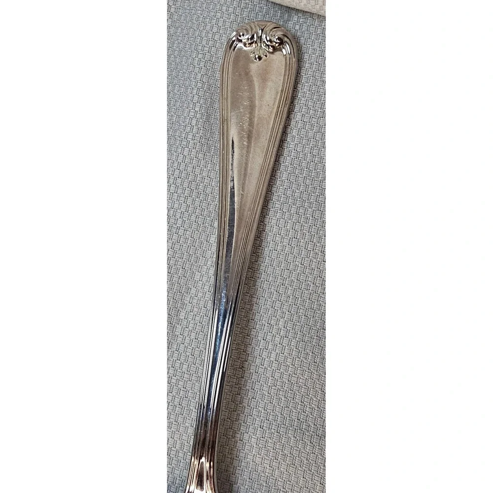 VTG Gorham Heritage Silverplate Pie Cake Server Engraved Scroll Victorian 11.25